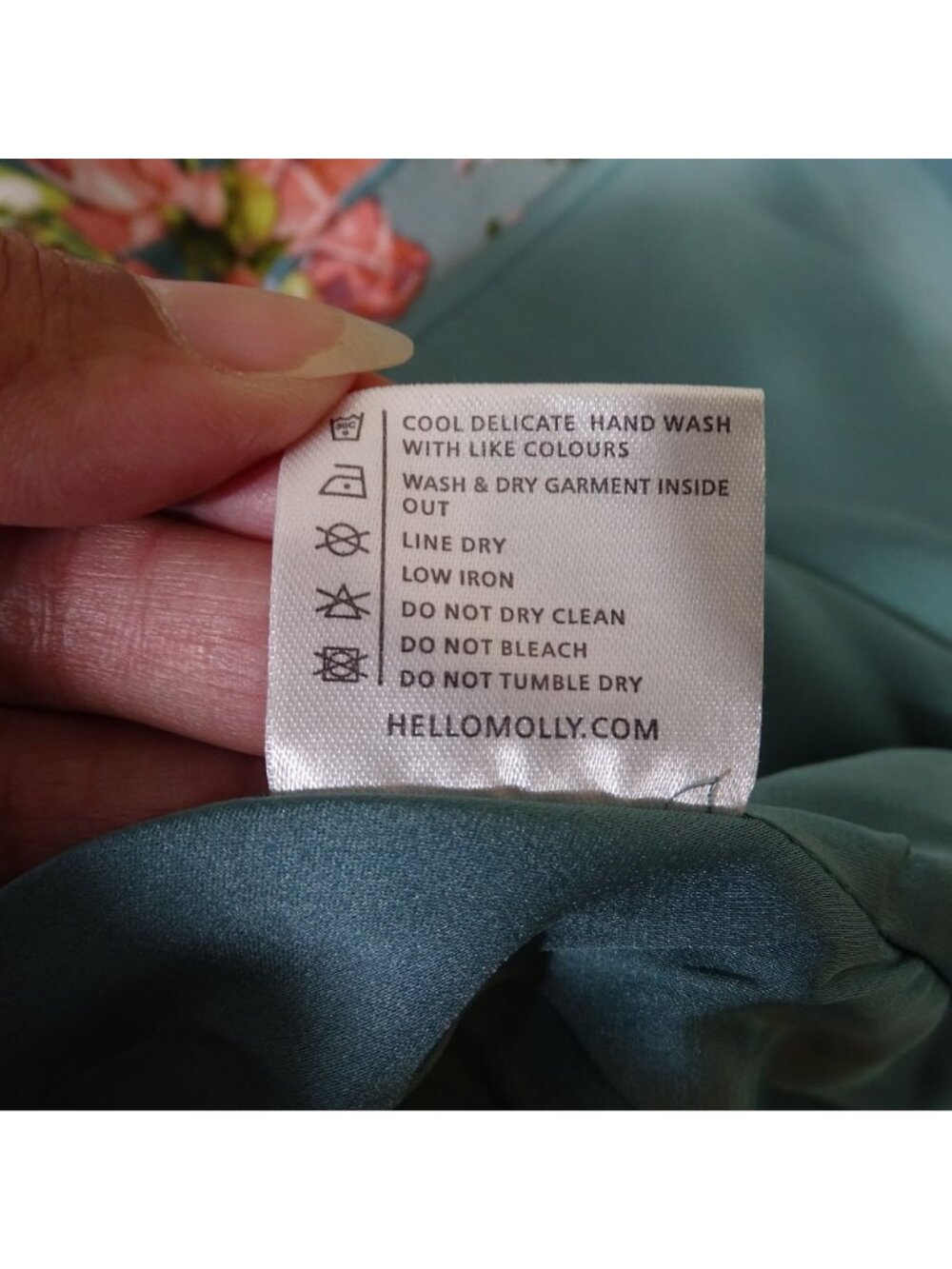 HELLO MOLLY Style Statement Era One Shoulder Satin Maxi Dress Green Size S 4 NEW - Picture 10 of 16